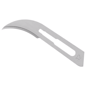 Stainless Steel Surgical Scalpel Blade #12, 1 Count