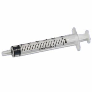 3cc Luer Slip Tip Syringe, No Needle, 1 Count