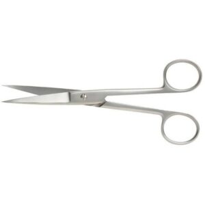 Operating Scissors, Straight, Sharp/Sharp, Economy, 5.5", Each