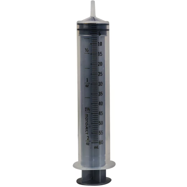 60cc Luer Slip Tip Syringe, 1 Count