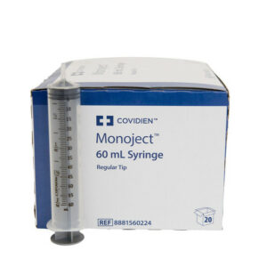 60cc Luer Slip Tip Syringe, 20 Count Box