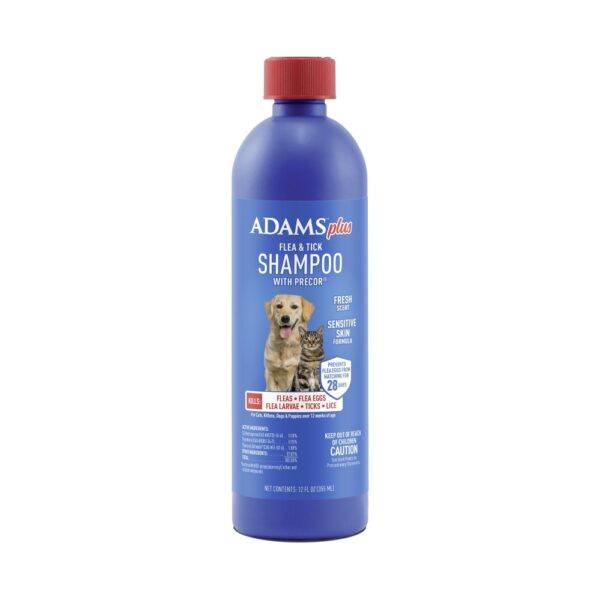 ADAMS™ Plus Flea & Tick Shampoo with Precor, 12oz