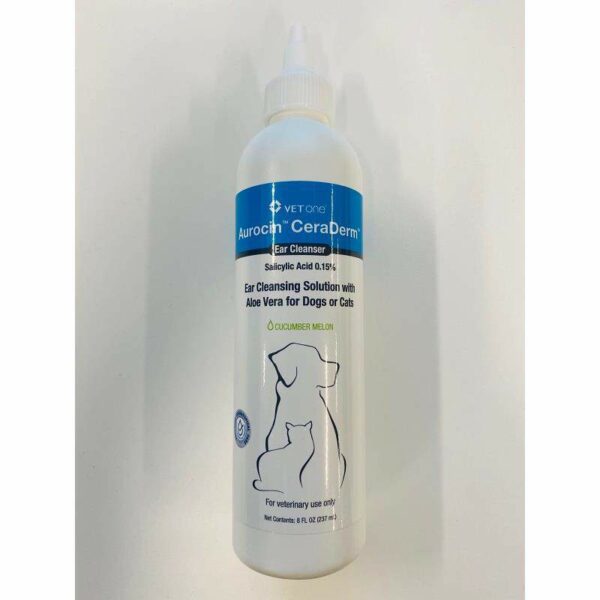 Aurocin CeraDerm Ear Cleaner, 8oz