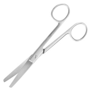 Operating Scissors, Straight, Blunt/Blunt, Economy, 5.5", Each