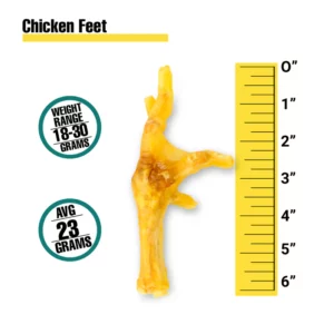 Chicken Feet, 25 Count Bulk Bag