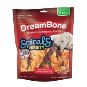 DreamBone Spirals Variety Pack, 18 count