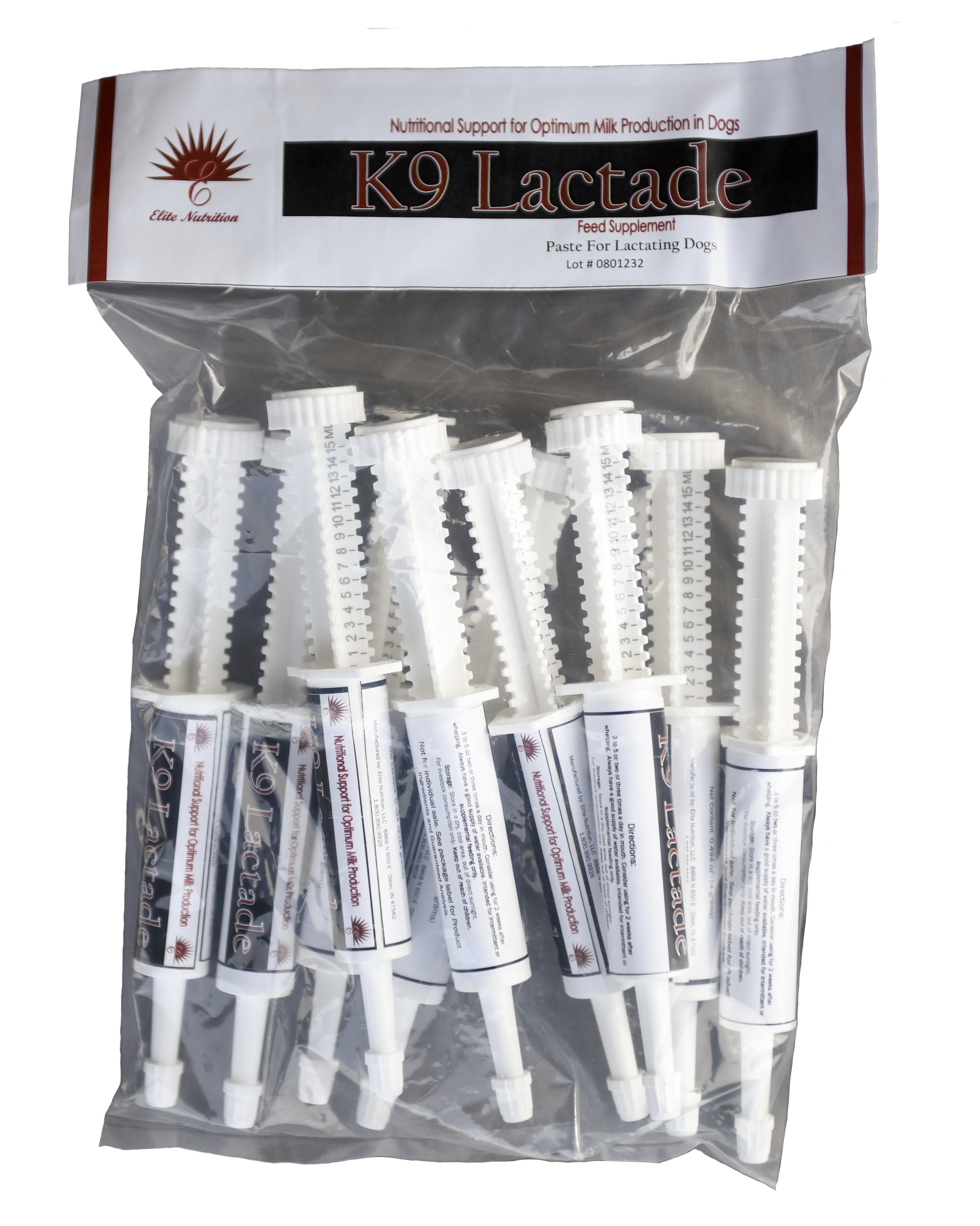 K9 Lactade 14gm Tube, 10 Pack