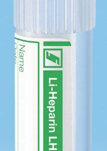 Micro Blood Collection Tube Green Li-Heparin 1.3ML 100CT