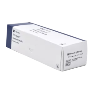 Monoject Rigid Pack Hypodermic Veterinary Needle, Aluminum Hub, Intermediate Bevel, Gray, 16g x 0.75", box/100