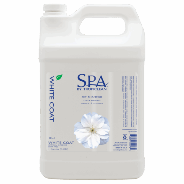Tropiclean Spa White Coat Shampoo, Gallon