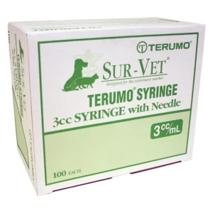 Syringe with Needle, 3cc Luer Lock Tip, 22 x 3/4" Needle, 100 Count Box