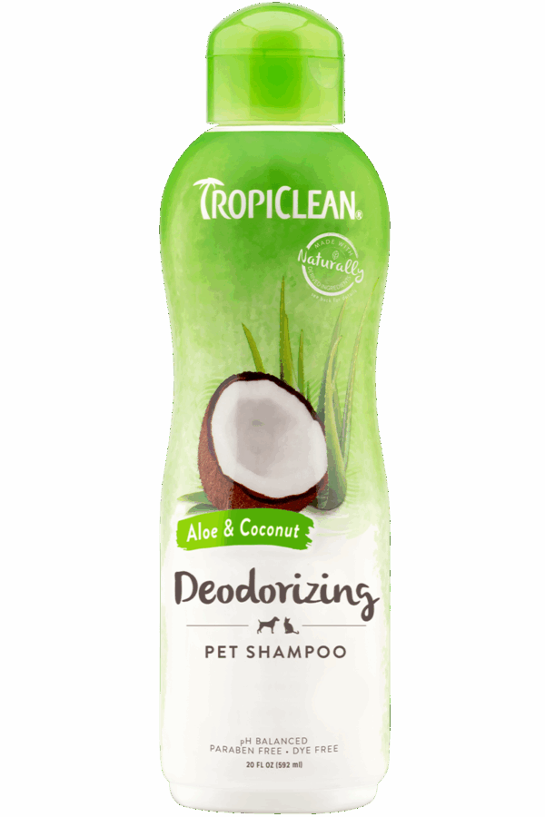 Tropiclean Aloe & Coconut Deodorizing Shampoo, 20oz
