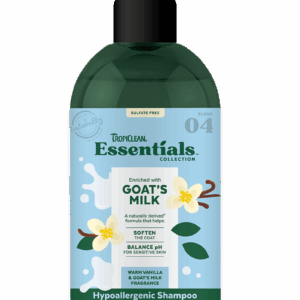 Tropiclean Essentials Hypoallergenic Goats Milk Shampoo, 16oz