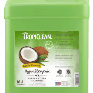 Tropiclean Gentle Coconut Hypoallergenic Puppy & Kitten Shampoo, 2.5 Gallon