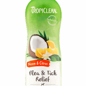 Tropiclean Neem & Citrus Flea & Tick Relief Shampoo, 20oz