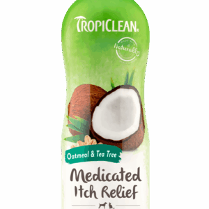 Tropiclean Oatmeal & Tea Tree Medicated Itch Relief Shampoo, 20oz