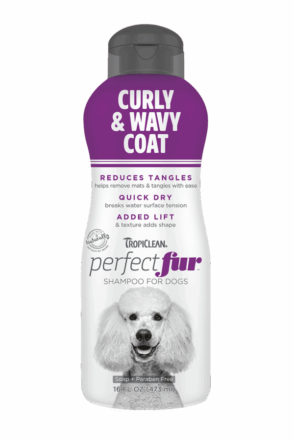 Tropiclean PerfectFur Curly & Wavy Coat Shampoo, 16oz