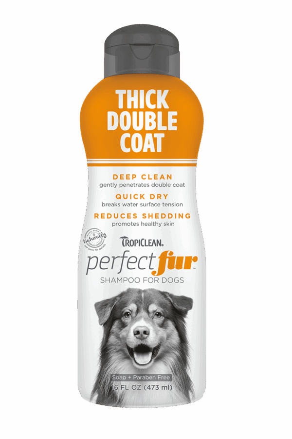 Tropiclean PerfectFur Thick Double Coat Shampoo, 16oz