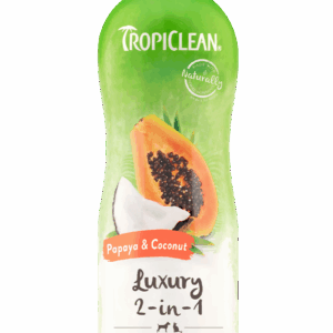 Tropiclean Papaya & Coconut 2 in 1 Shampoo & Conditioner, 20oz