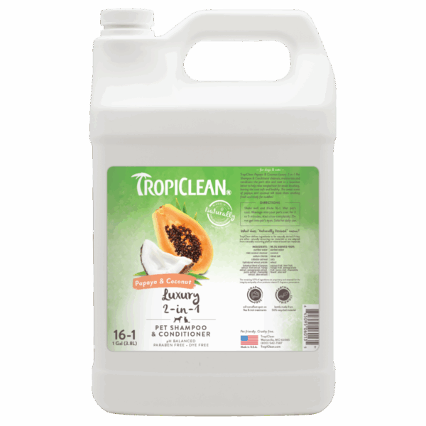 Tropiclean Papaya & Coconut 2 In 1, Gallon
