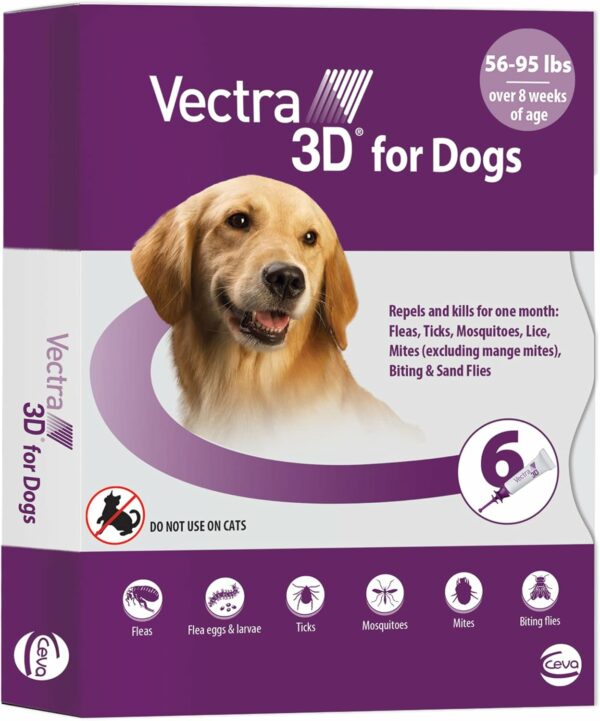 Vectra 3D 56-95 Lbs, 6 Doses