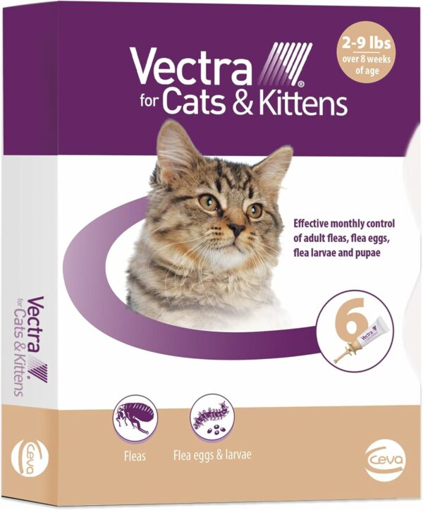 Vectra for Cats and Kittens 2-9 Lbs, 6 Doses