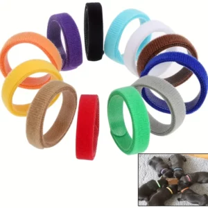 Velcro Puppy ID Collars, 12 Pack