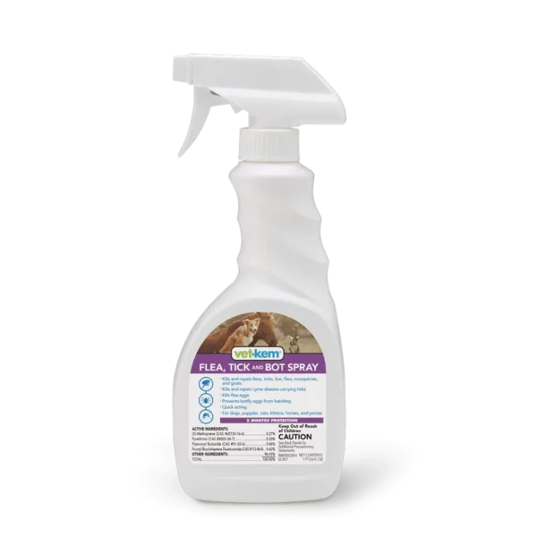 Vet-Kem® Flea, Tick & Bot Spray, 16oz