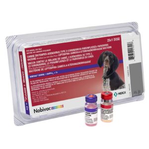 Nobivac Canine 1-DAPPvL2+CV, 25 X 1 Dose (8 Way)