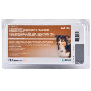 Nobivac Canine 1-DAPPv, 25 X 1 Dose (5 way)